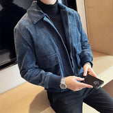 Threebooy New In Slim Fit Spring Autumn Male Coats High Quality Harajuku Aesthetic Y2k Original Brands Vintage Men's Jackets